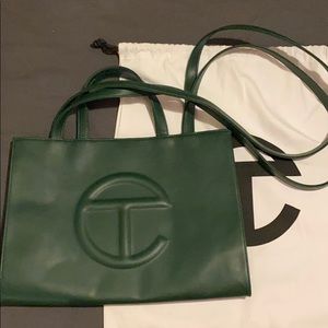 Olive Green Telfar Shopping Bag